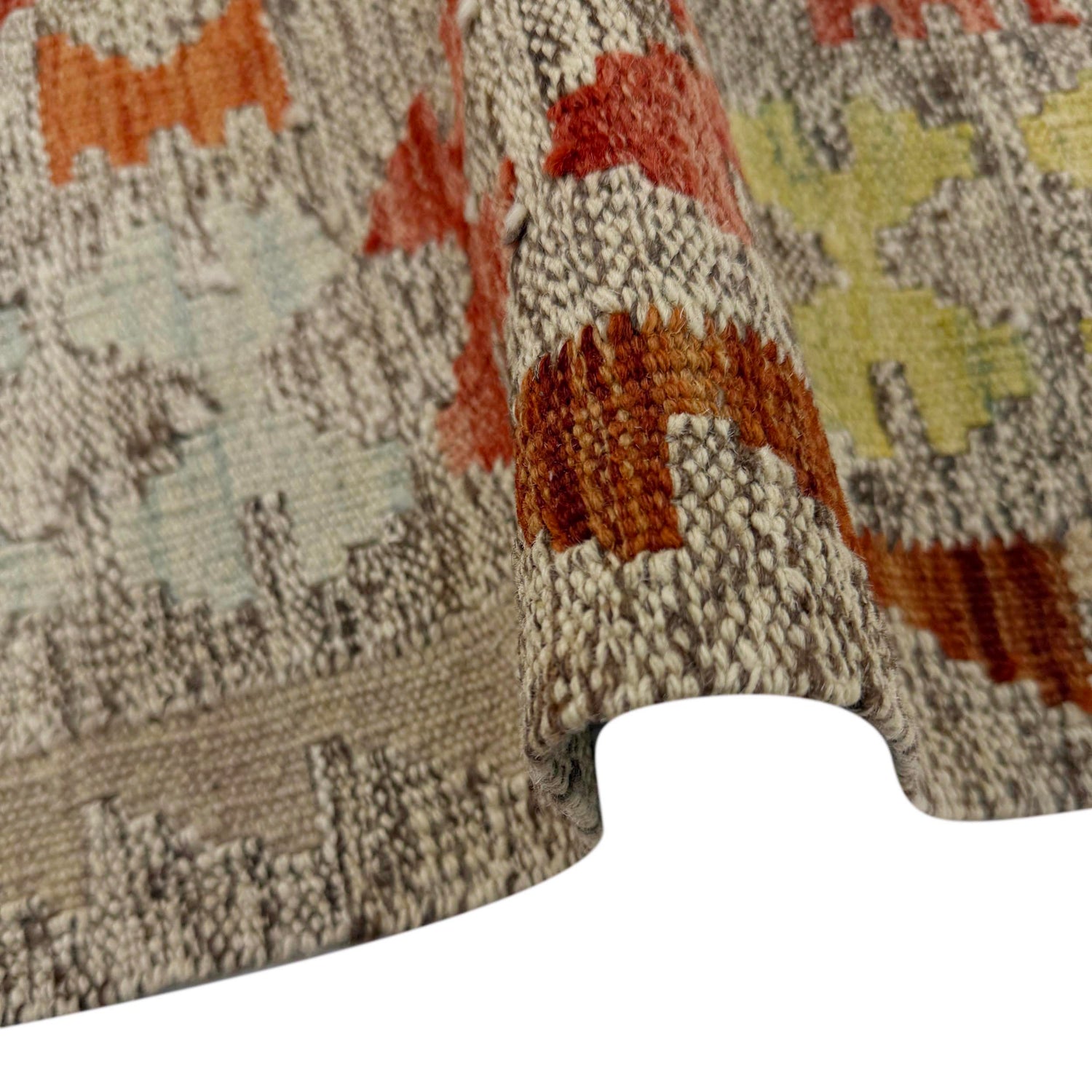 Handmade Multi Kilim Geometric 2x4 ft
