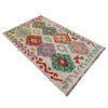 Handmade Multi Kilim Geometric 2x4 ft