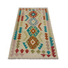 Handmade Multi Kilim Geometric 2x4 ft