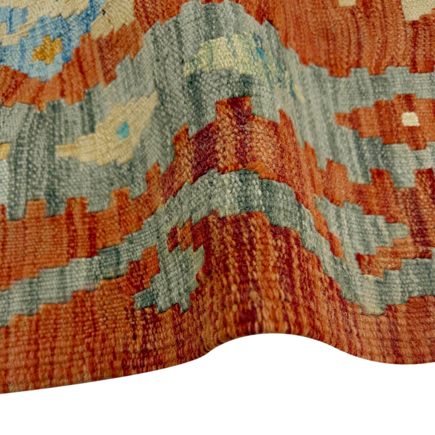 Handmade Multi Kilim Geometric 2x4 ft