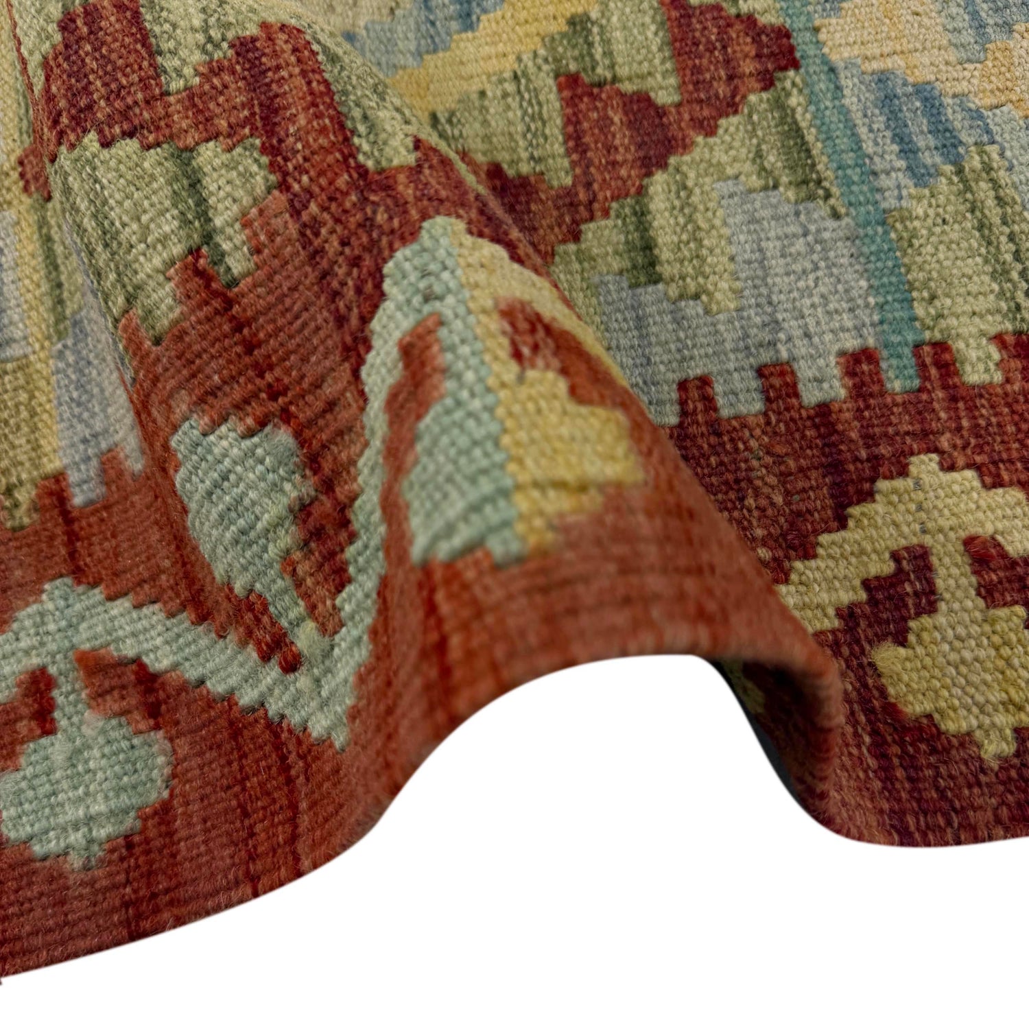 Handmade Multi Kilim Geometric 2x4 ft