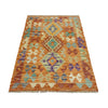 Handmade Multi Kilim Geometric 2x4 ft