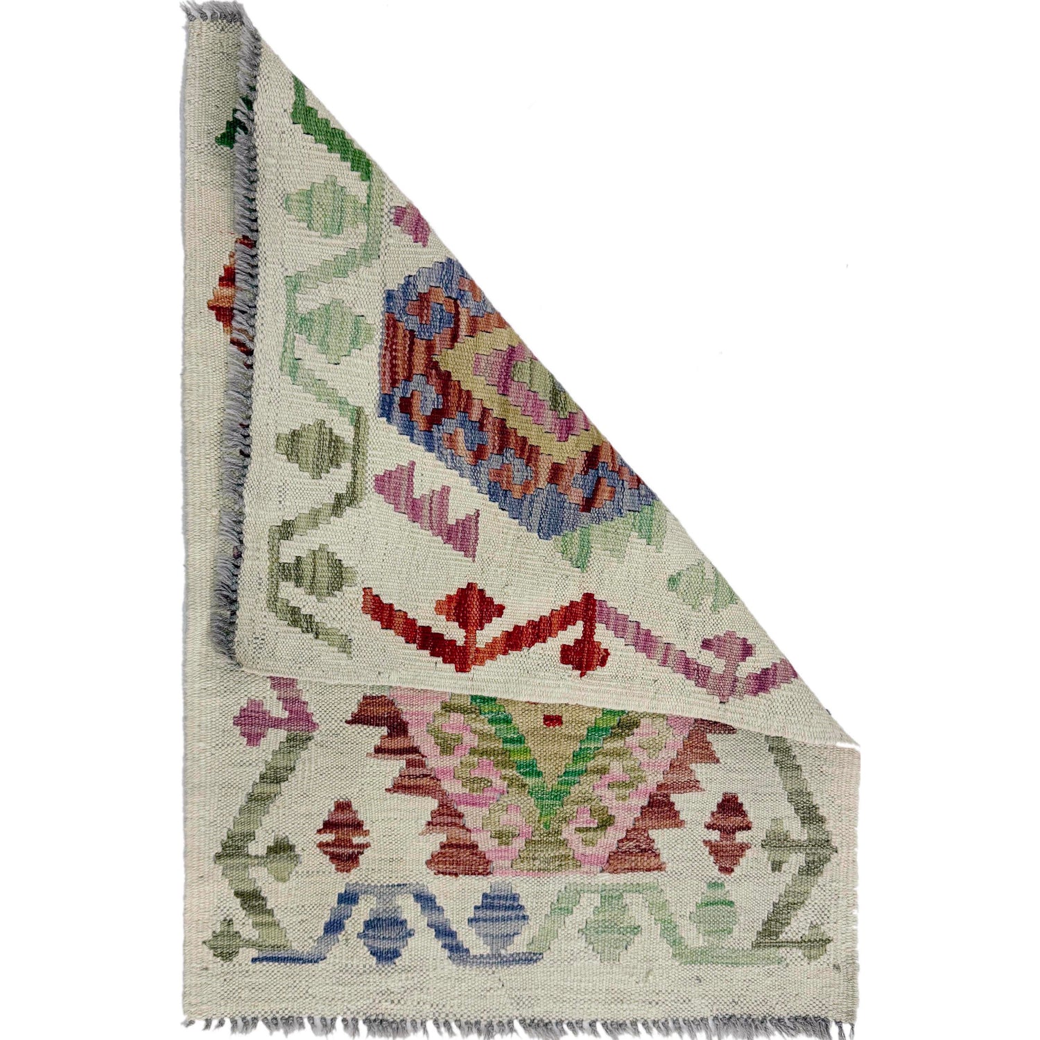 Handmade Multi Kilim Geometric 2x3 ft