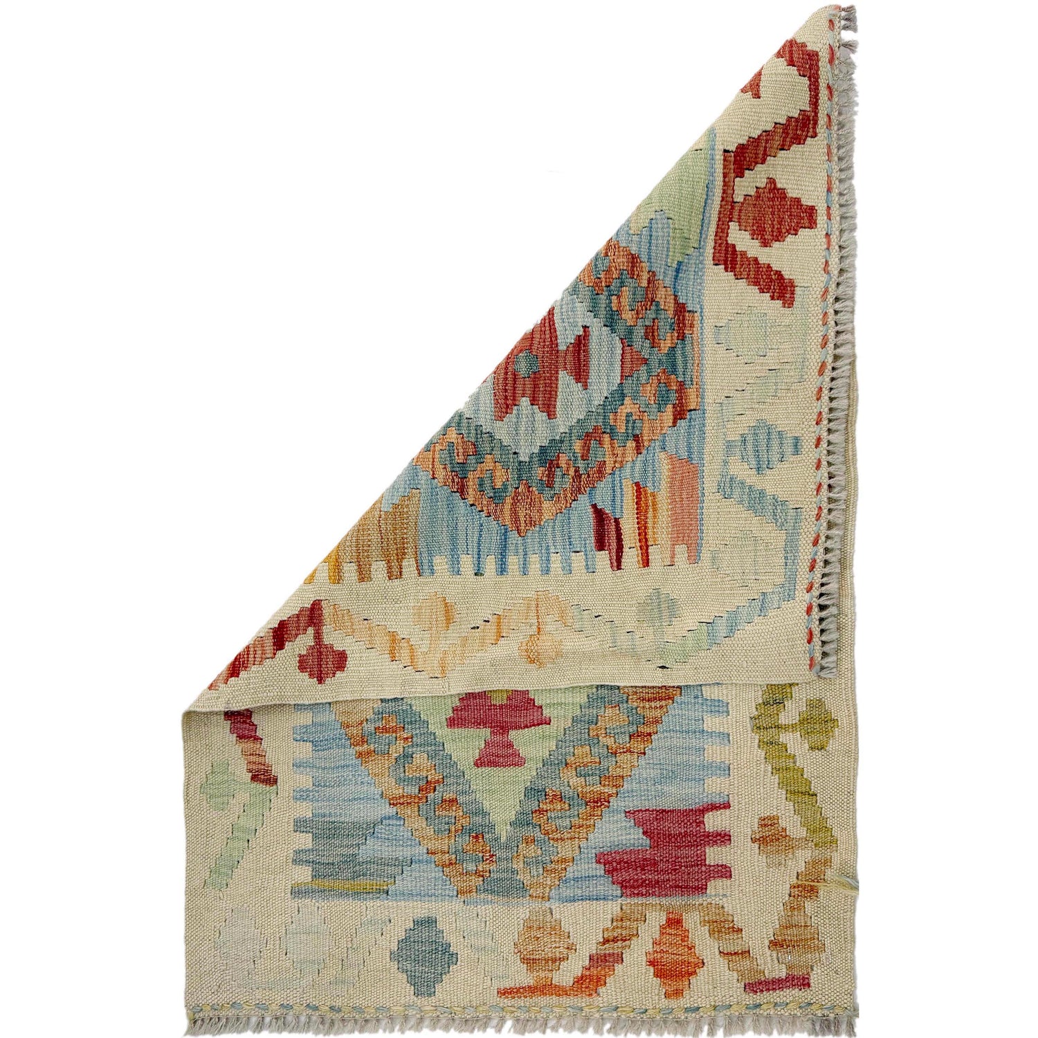 Handmade Multi Kilim Geometric 2x3 ft