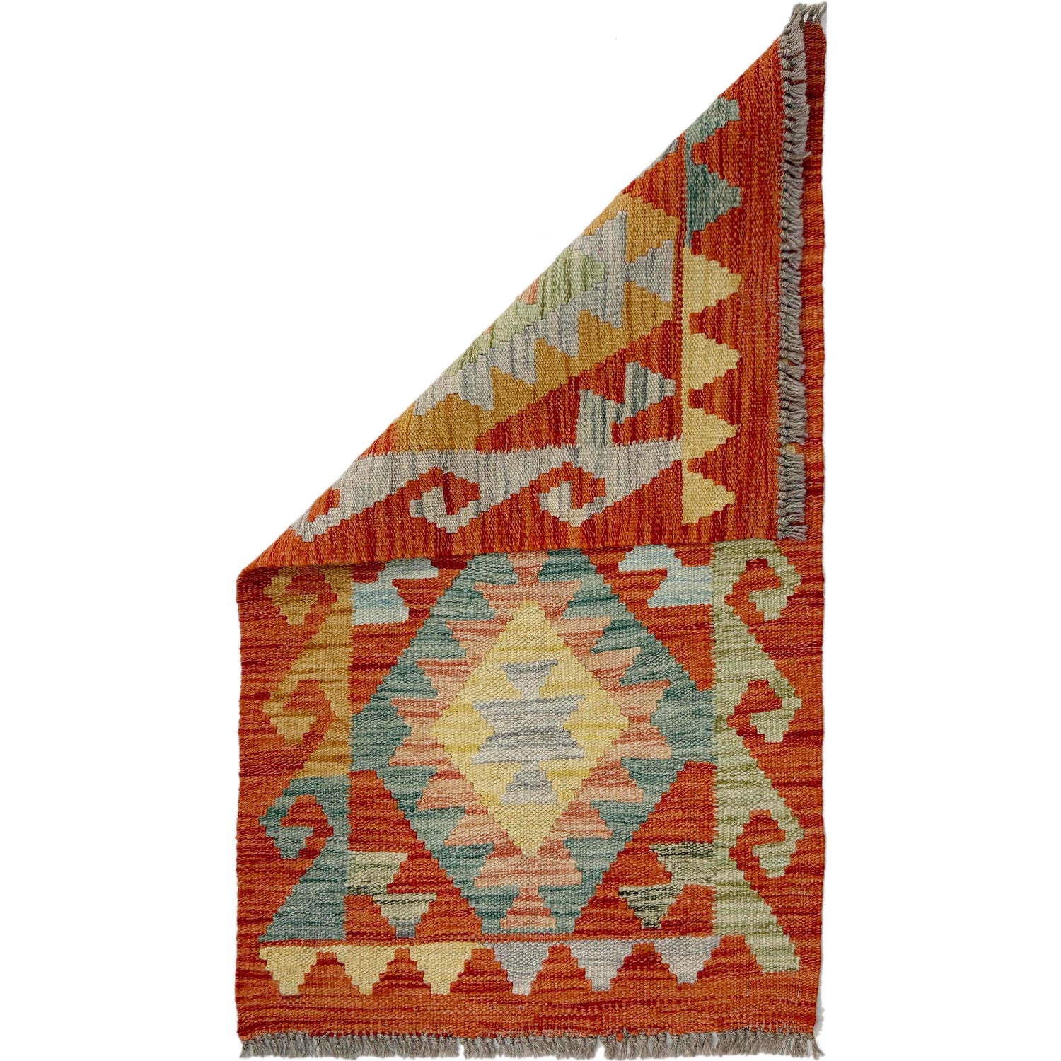 Handmade Multi Kilim Geometric 2x3 ft