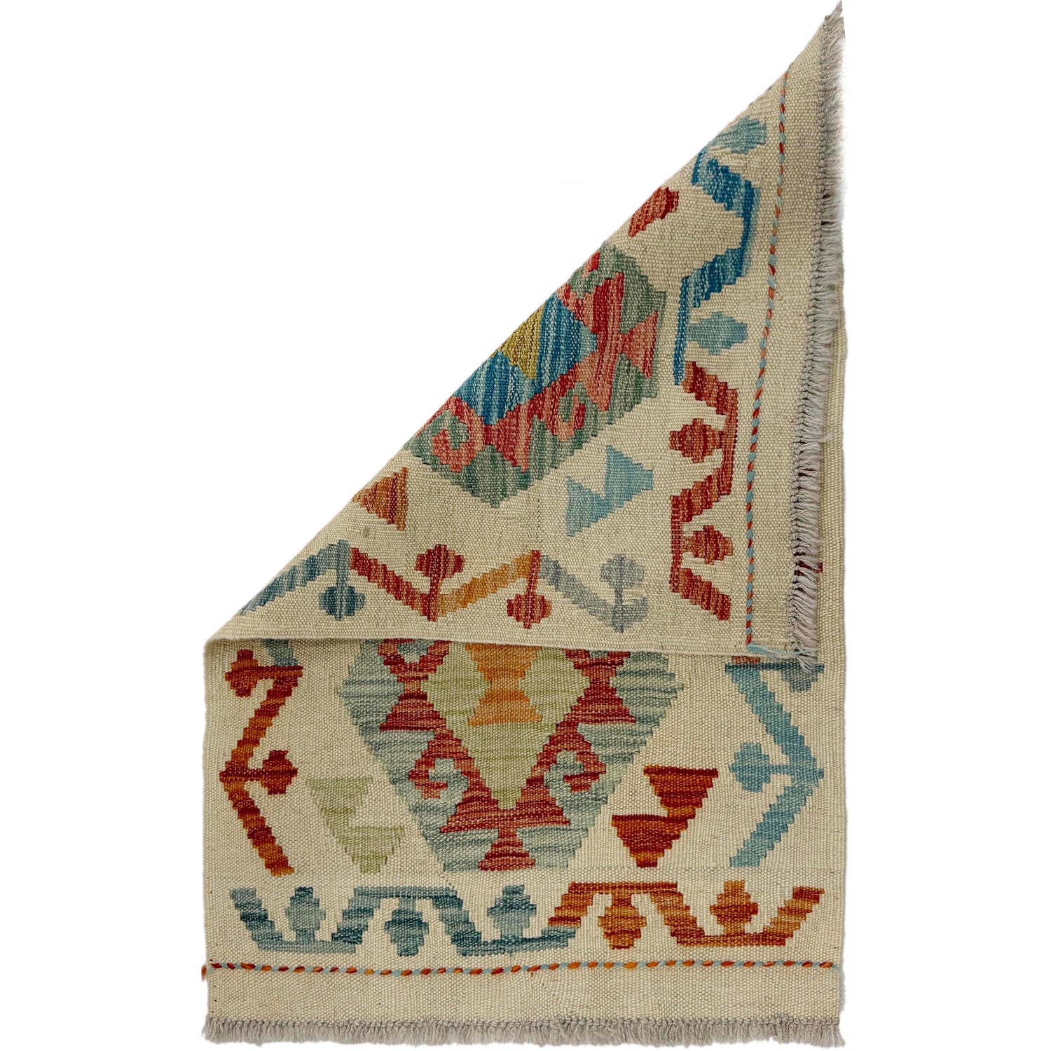 Handmade Multi Kilim Geometric 2x3 ft