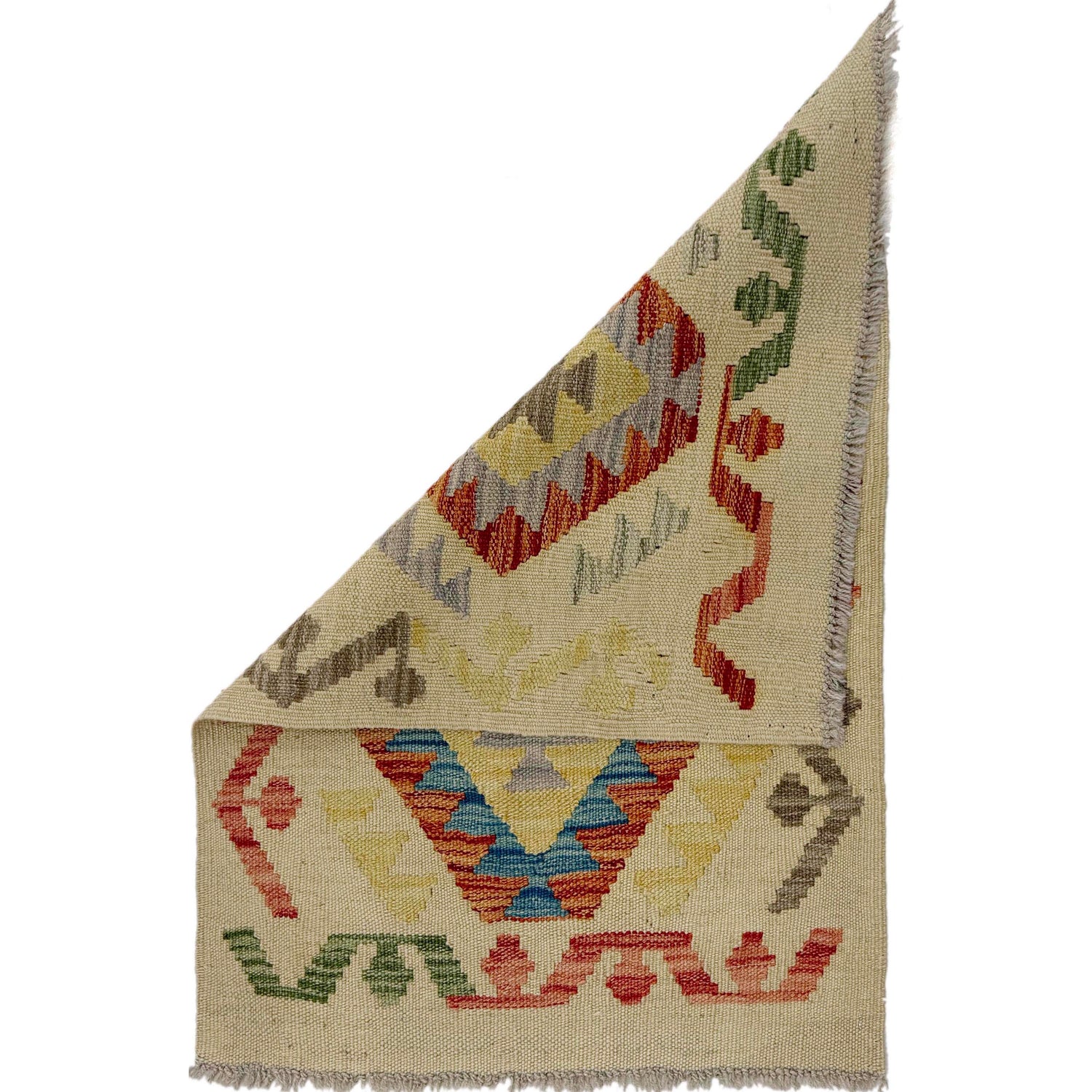 Handmade Multi Kilim Geometric 2x3 ft