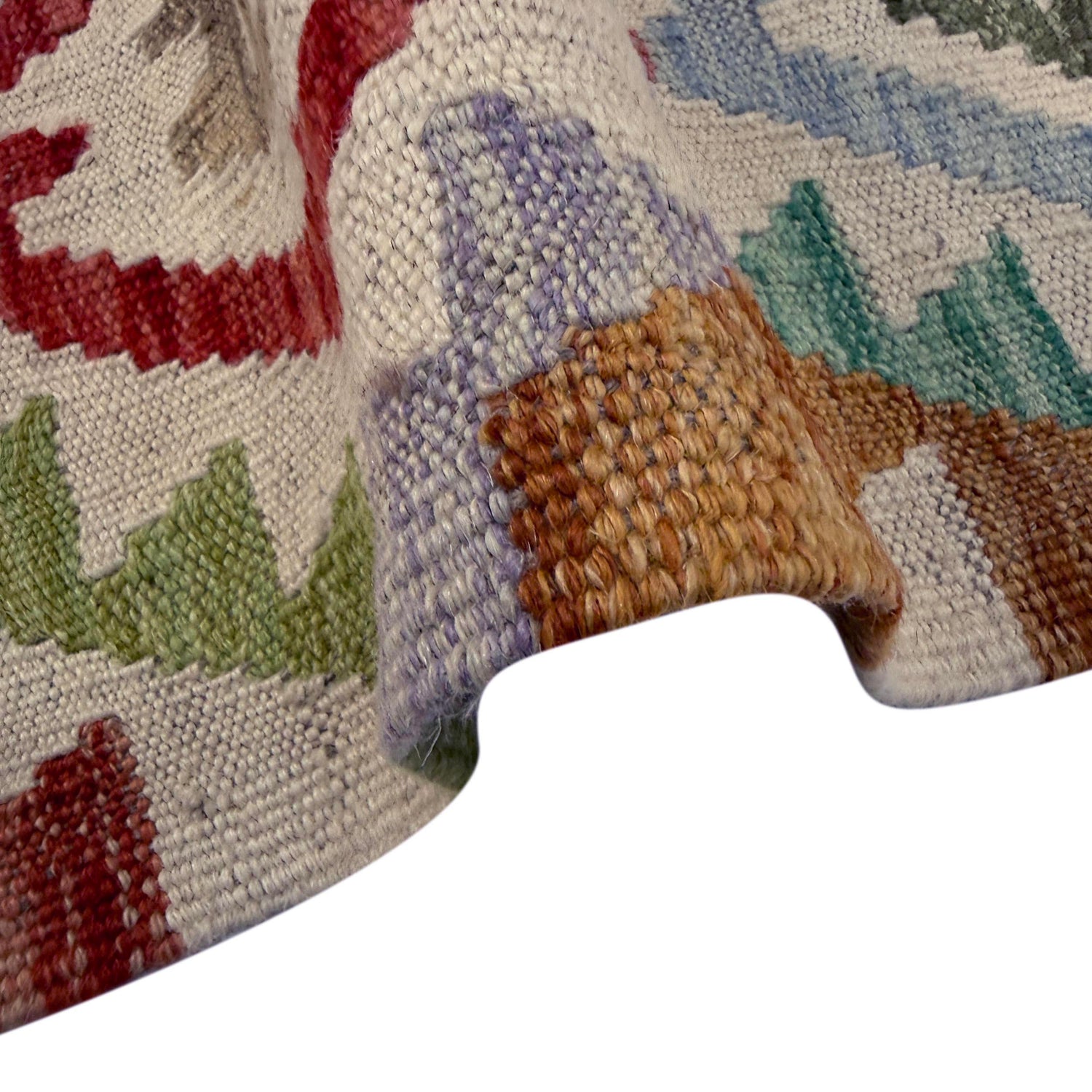Handmade Multi Kilim Geometric 6x9 ft