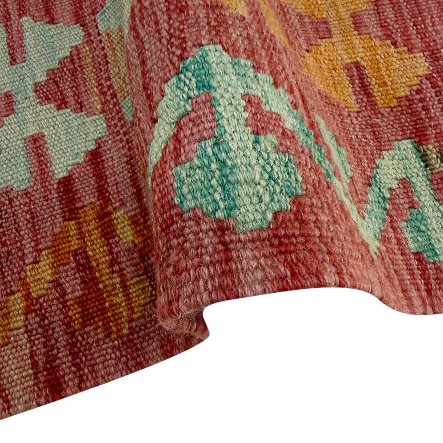 Handmade Multi Kilim Geometric 2x4 ft