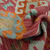 Handmade Multi Kilim Geometric 2x4 ft