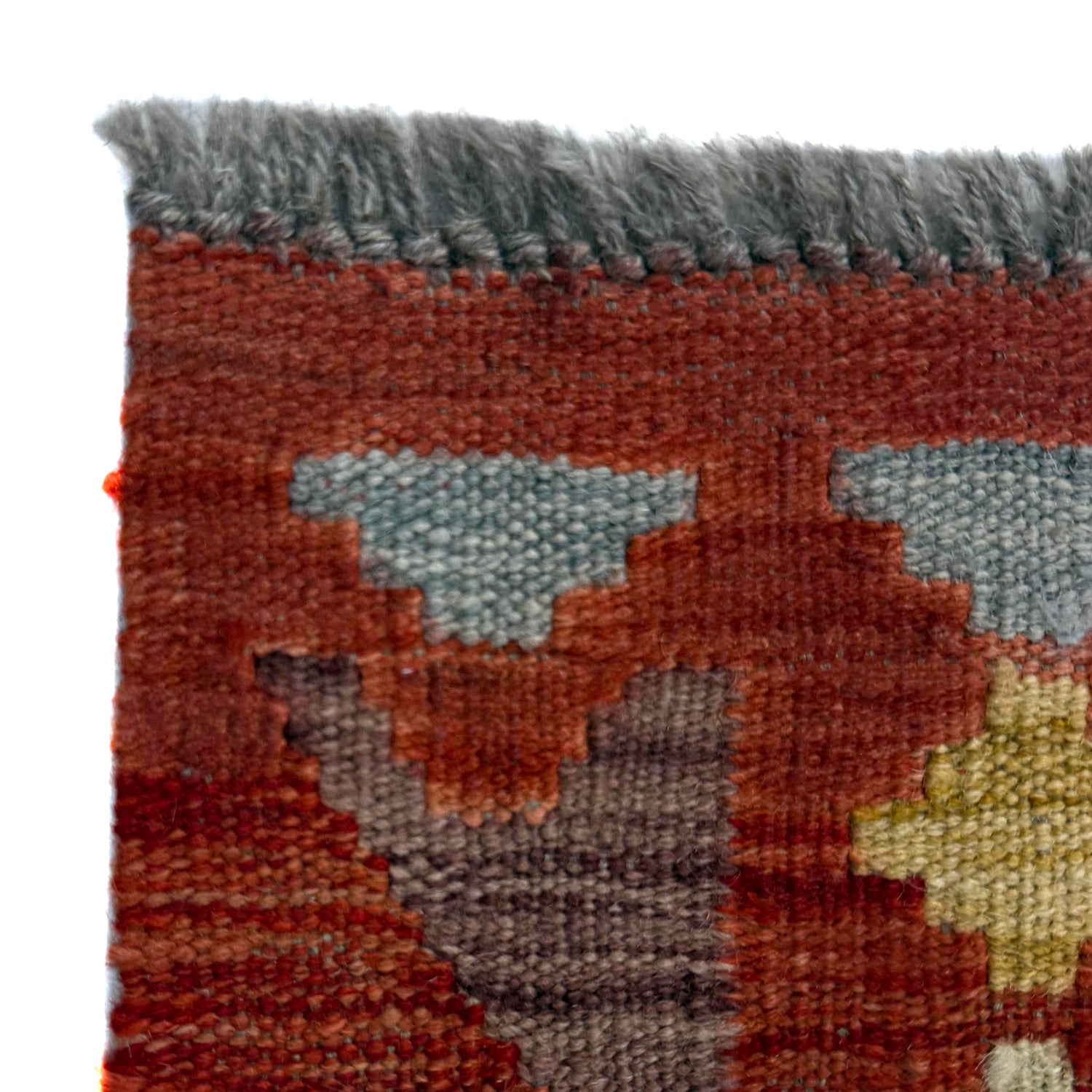 Handmade Multi Kilim Geometric 2x4 ft