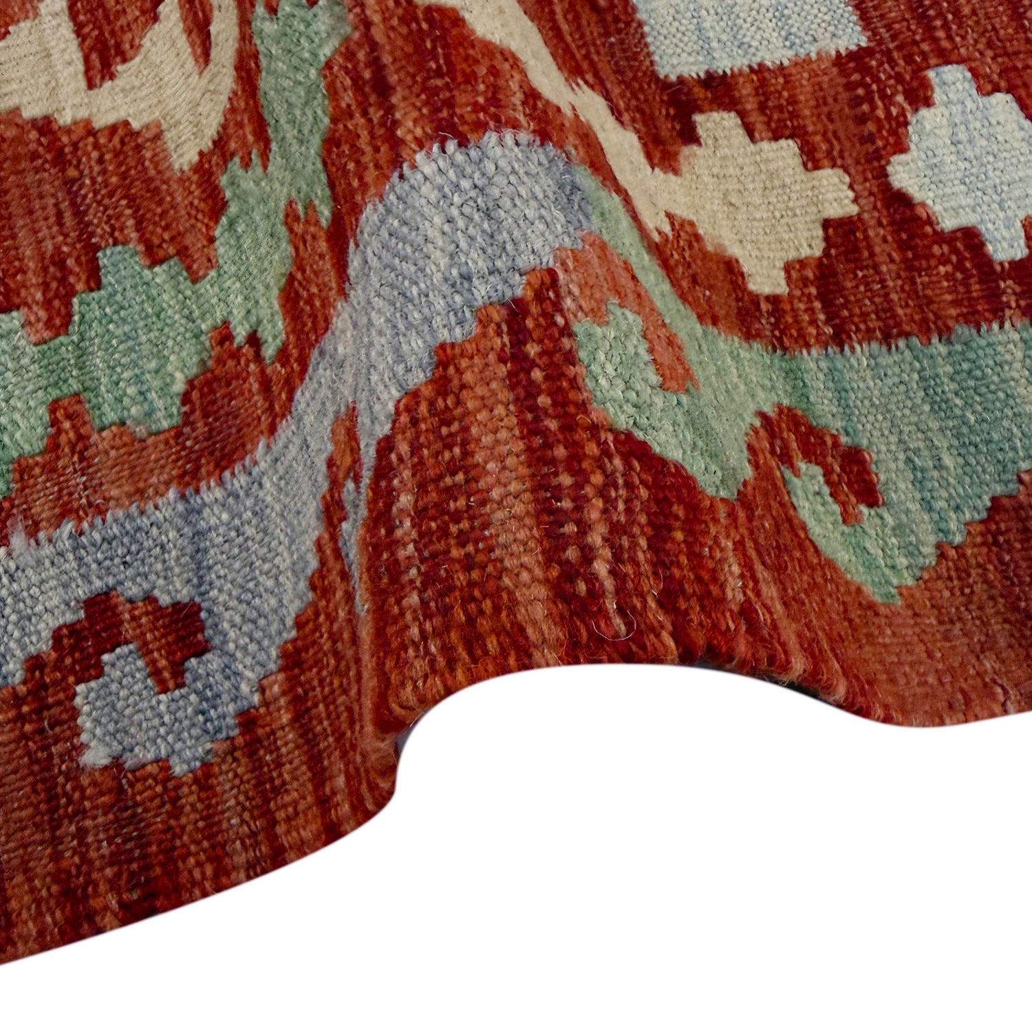 Handmade Multi Kilim Geometric 2x4 ft