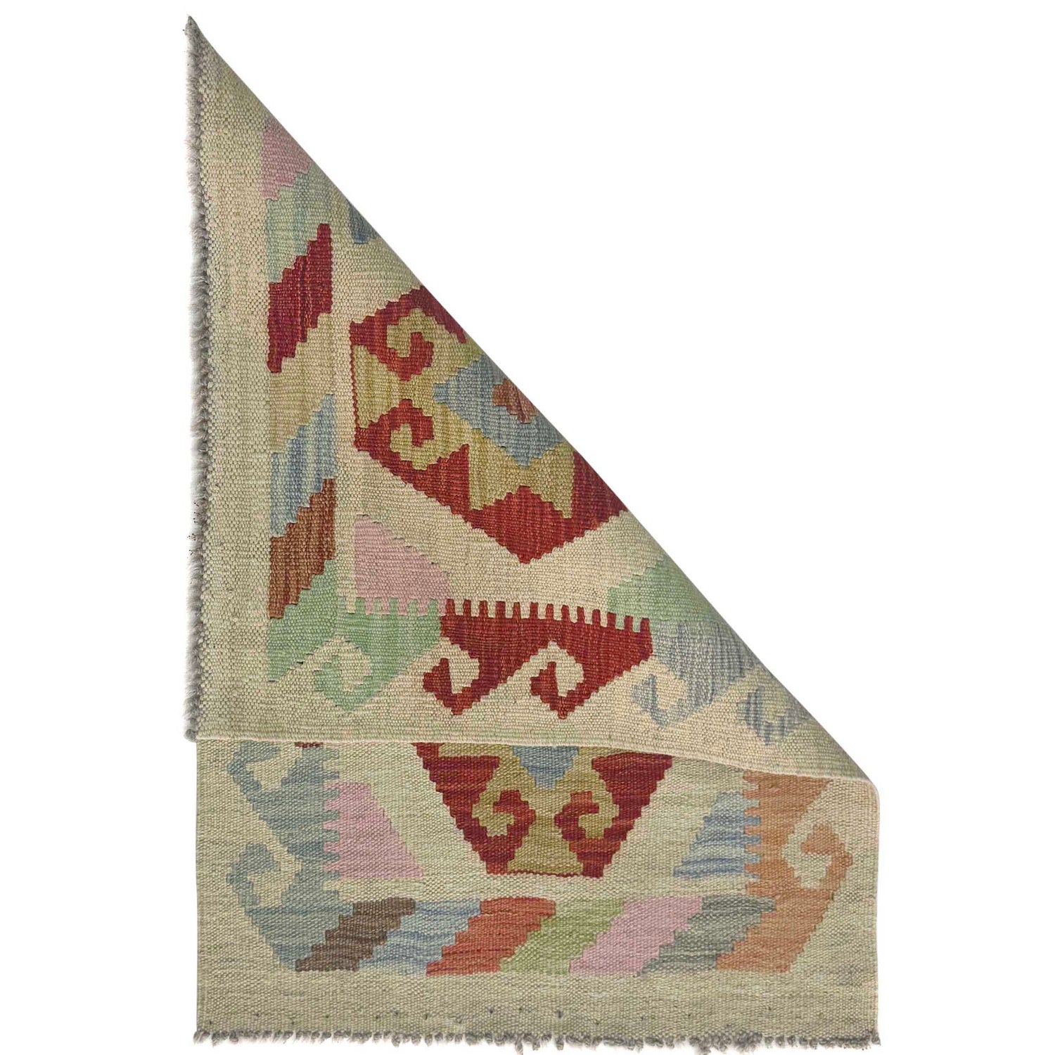 Handmade Multi Kilim Geometric 2x3 ft