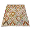 Handmade Multi Kilim Geometric 4x7 ft