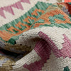 Handmade Multi Kilim Geometric 2x4 ft
