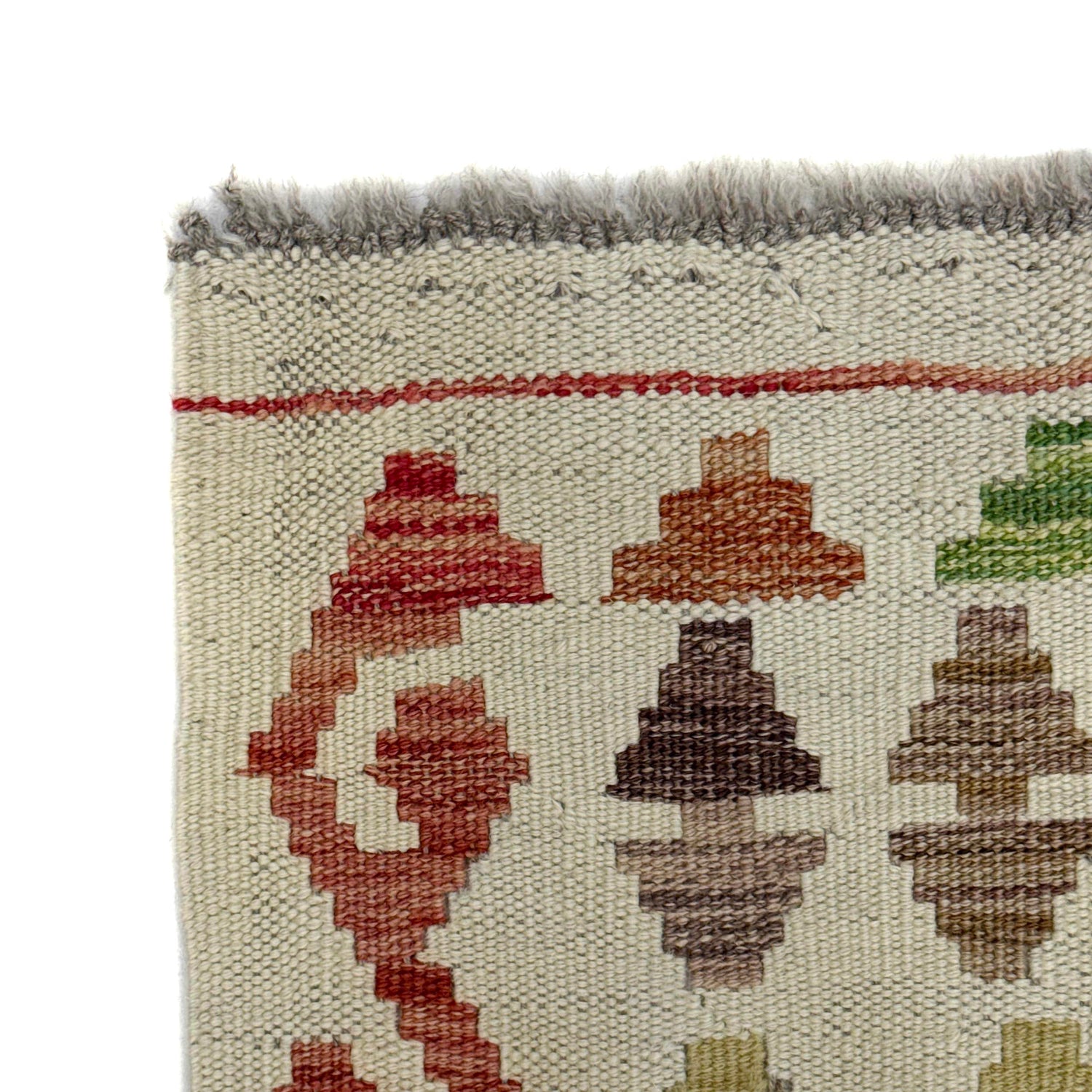 Handmade Multi Kilim Geometric 2x4 ft