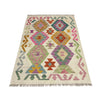 Handmade Multi Kilim Geometric 2x4 ft