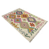 Handmade Multi Kilim Geometric 2x4 ft