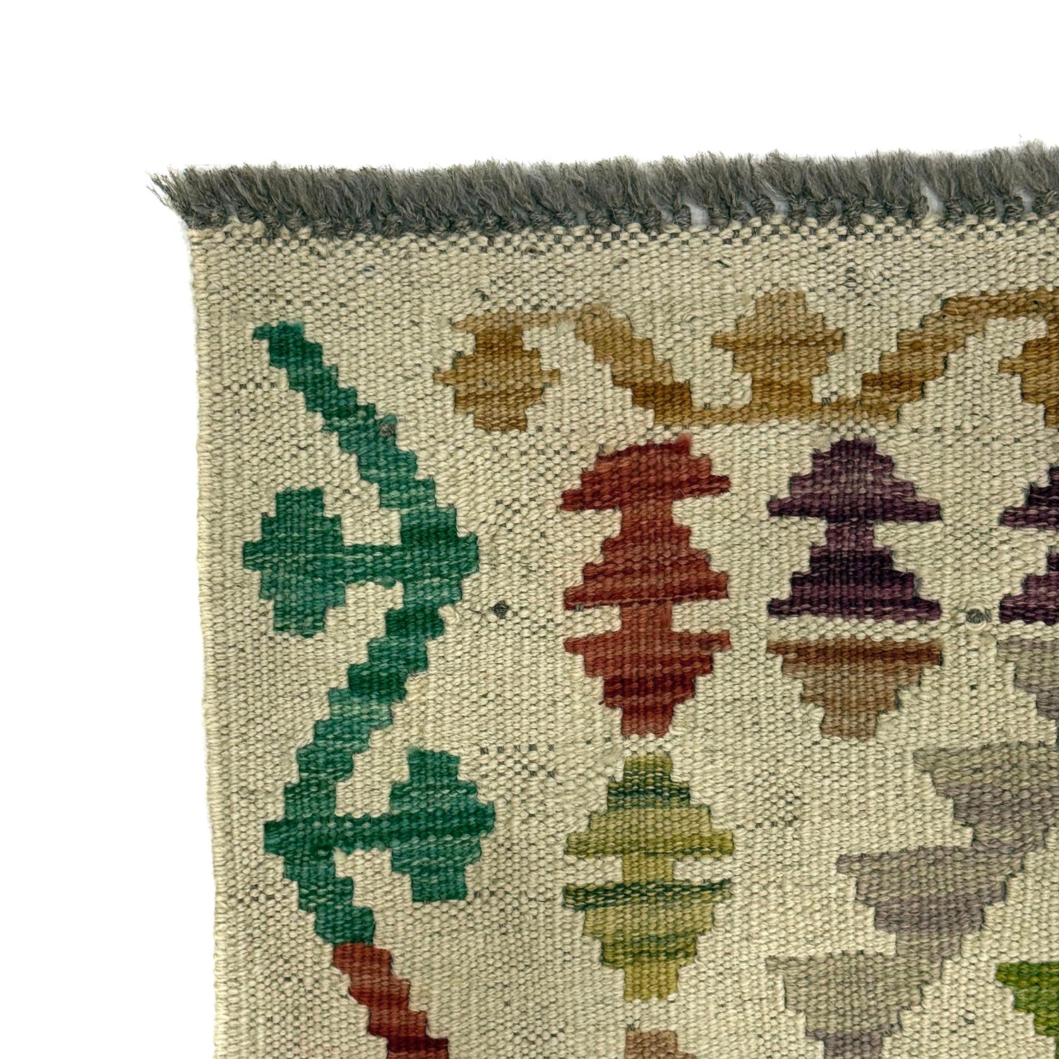 Handmade Multi Kilim Geometric 2x4 ft