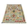 Handmade Multi Kilim Geometric 2x4 ft
