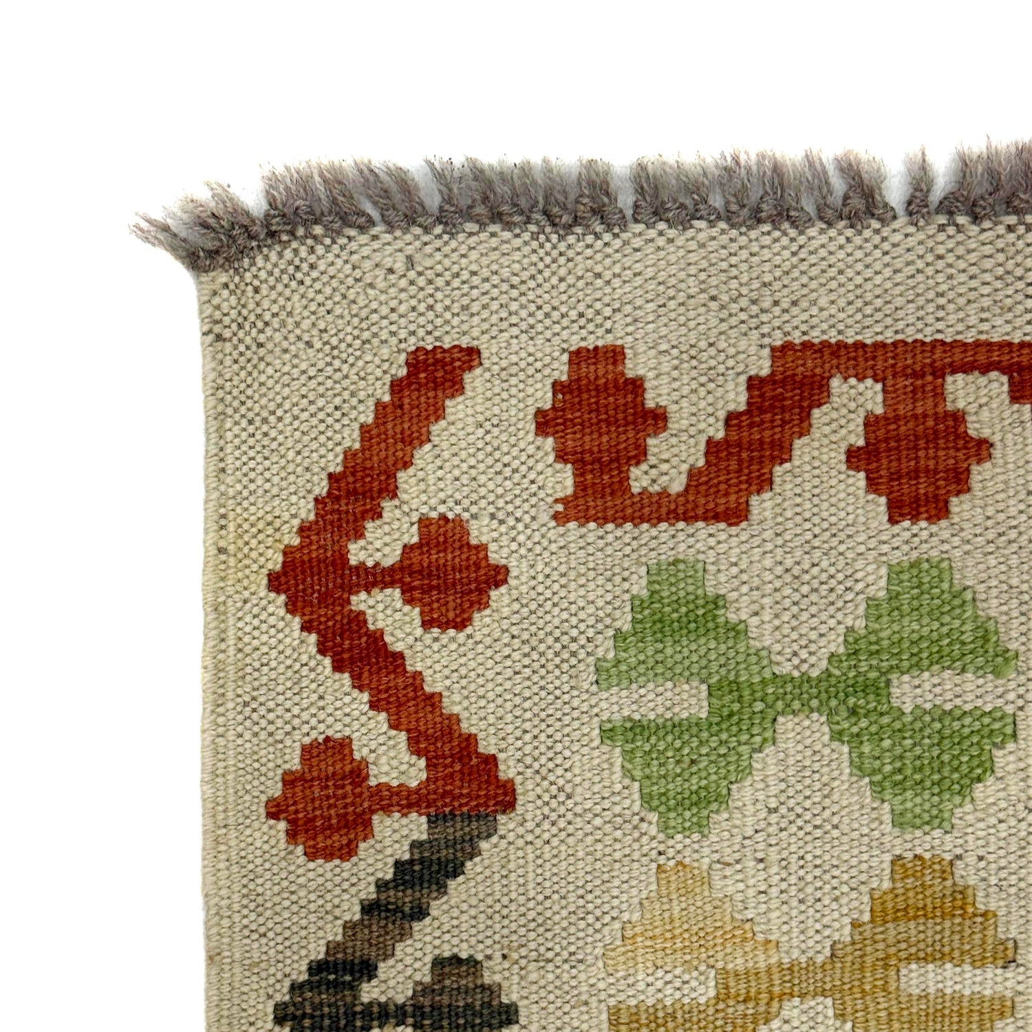 Handmade Multi Kilim Geometric 2x4 ft
