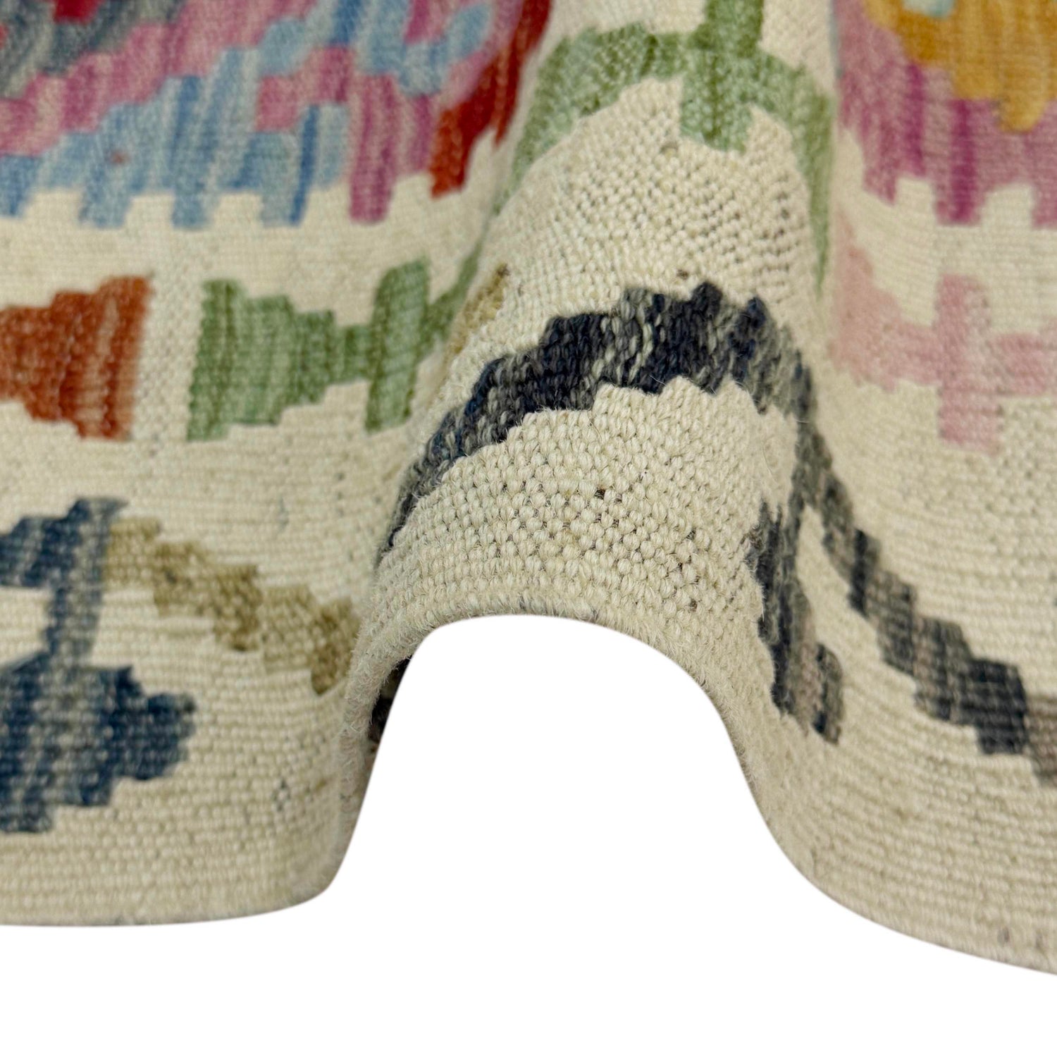 Handmade Multi Kilim Geometric 2x4 ft