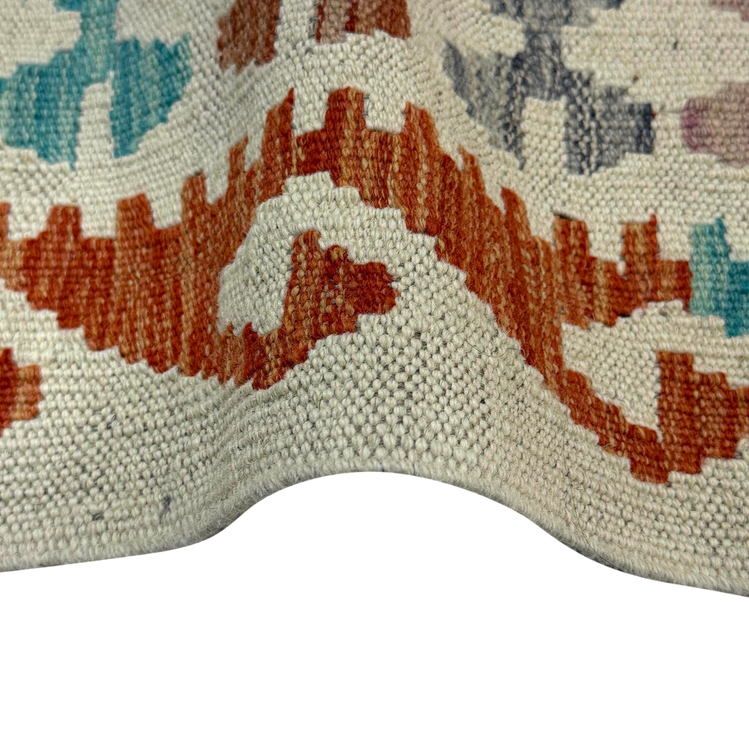 Handmade Multi Kilim Geometric 2x4 ft