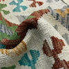 Handmade Multi Kilim Geometric 2x4 ft