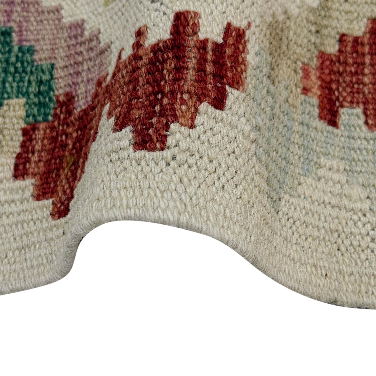 Handmade Multi Kilim Geometric 2x4 ft