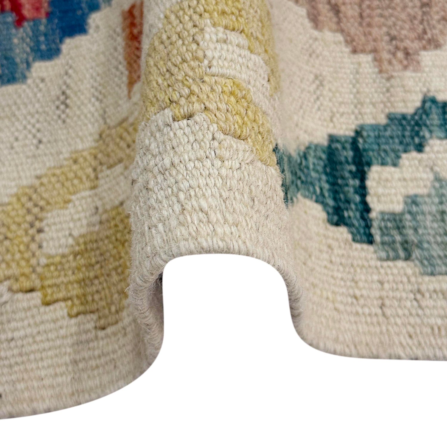 Handmade Multi Kilim Geometric 2x4 ft