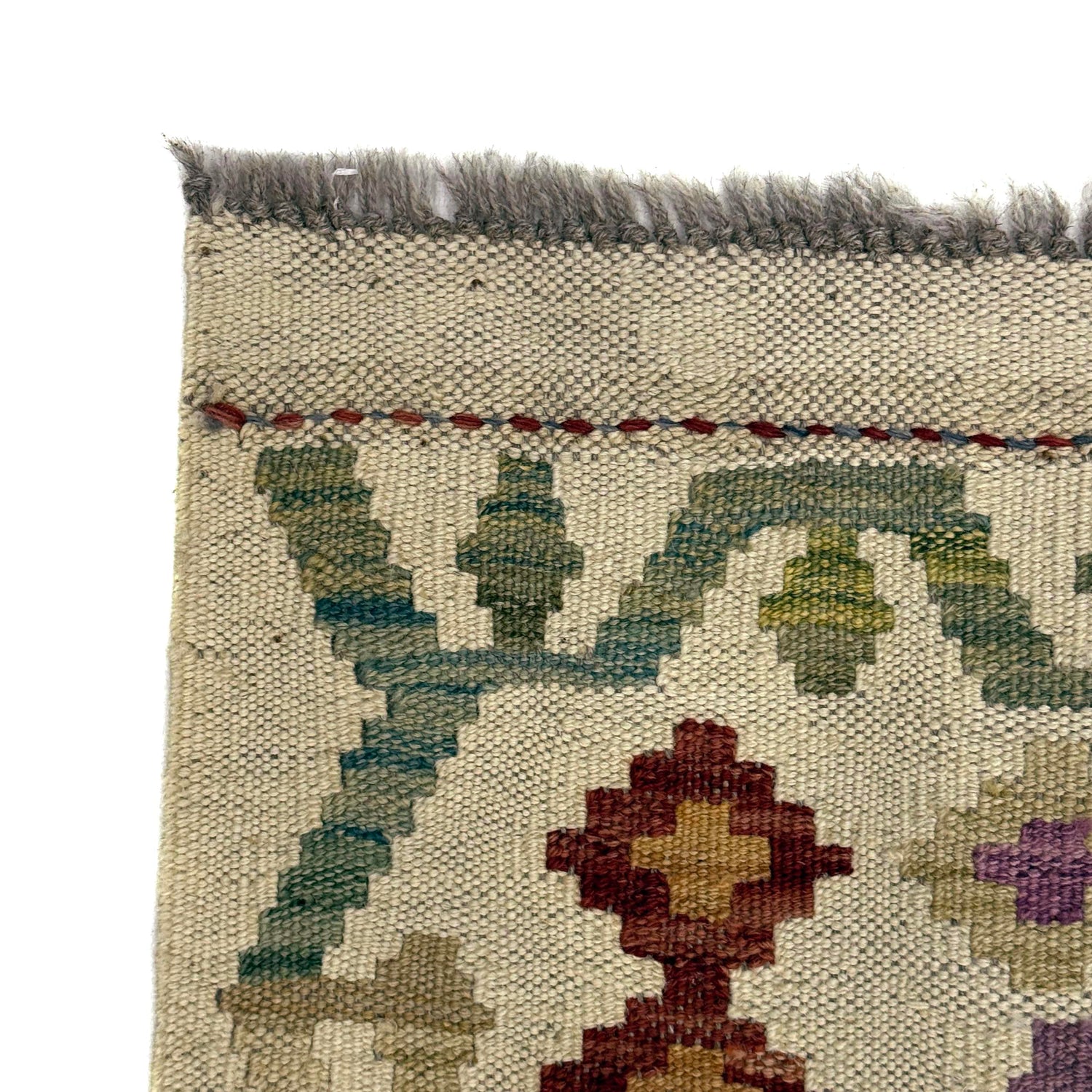 Handmade Multi Kilim Geometric 2x4 ft