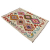 Handmade Multi Kilim Geometric 2x4 ft