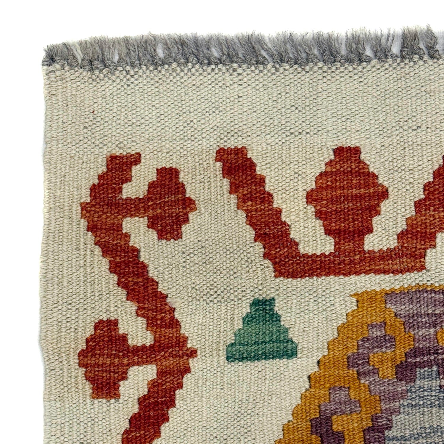 Handmade Multi Kilim Geometric 2x4 ft