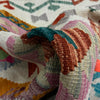 Handmade Multi Kilim Geometric 2x4 ft