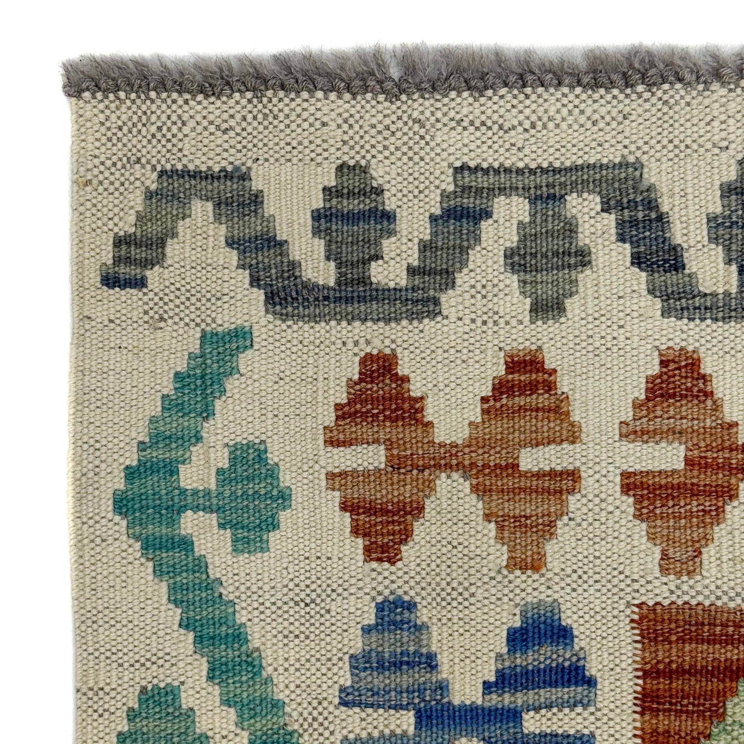 Handmade Multi Kilim Geometric 2x4 ft