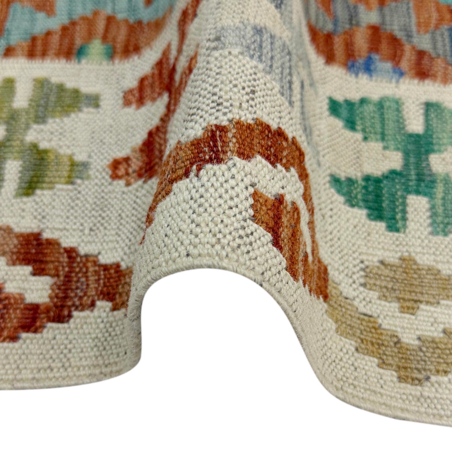 Handmade Multi Kilim Geometric 2x4 ft