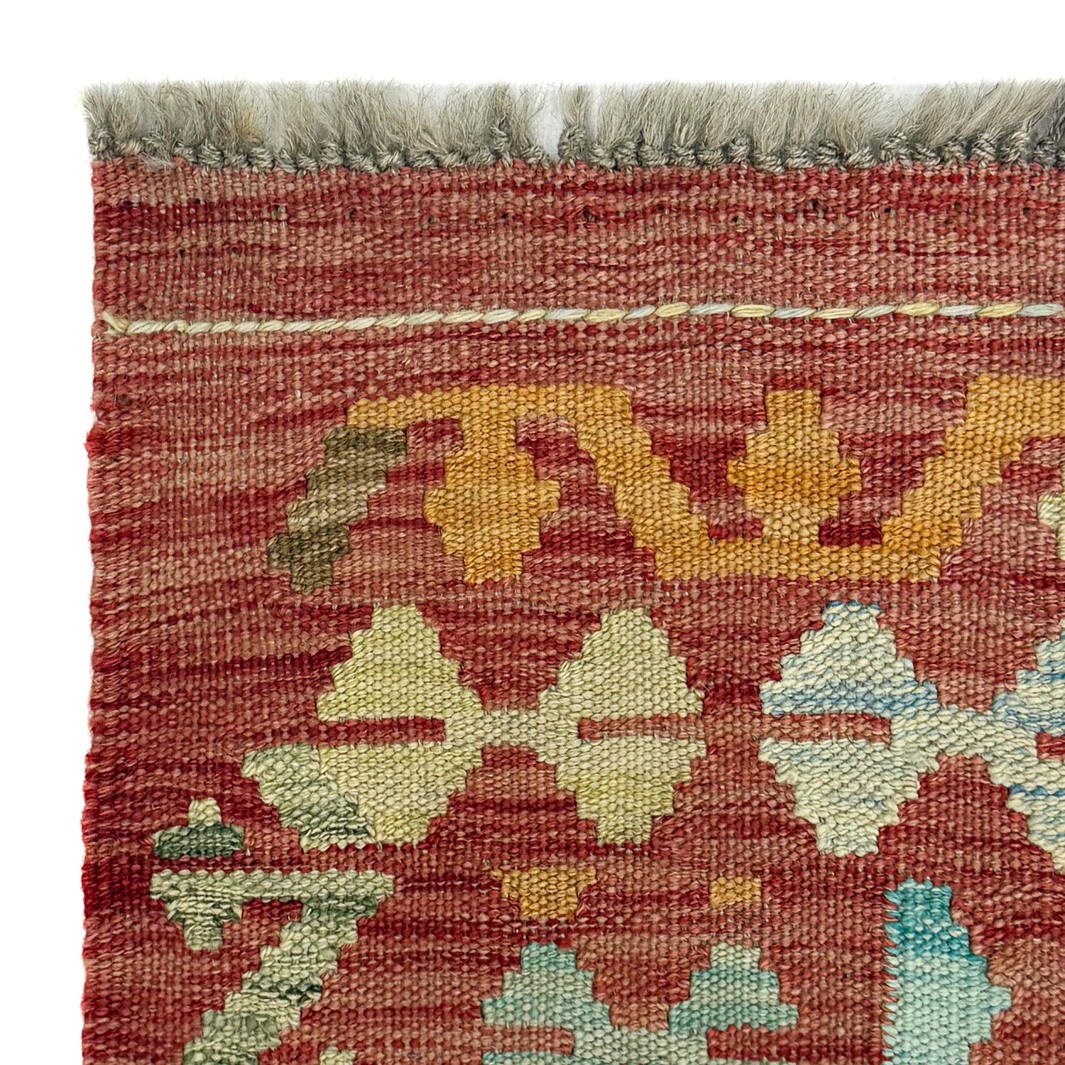 Handmade Multi Kilim Geometric 2x4 ft