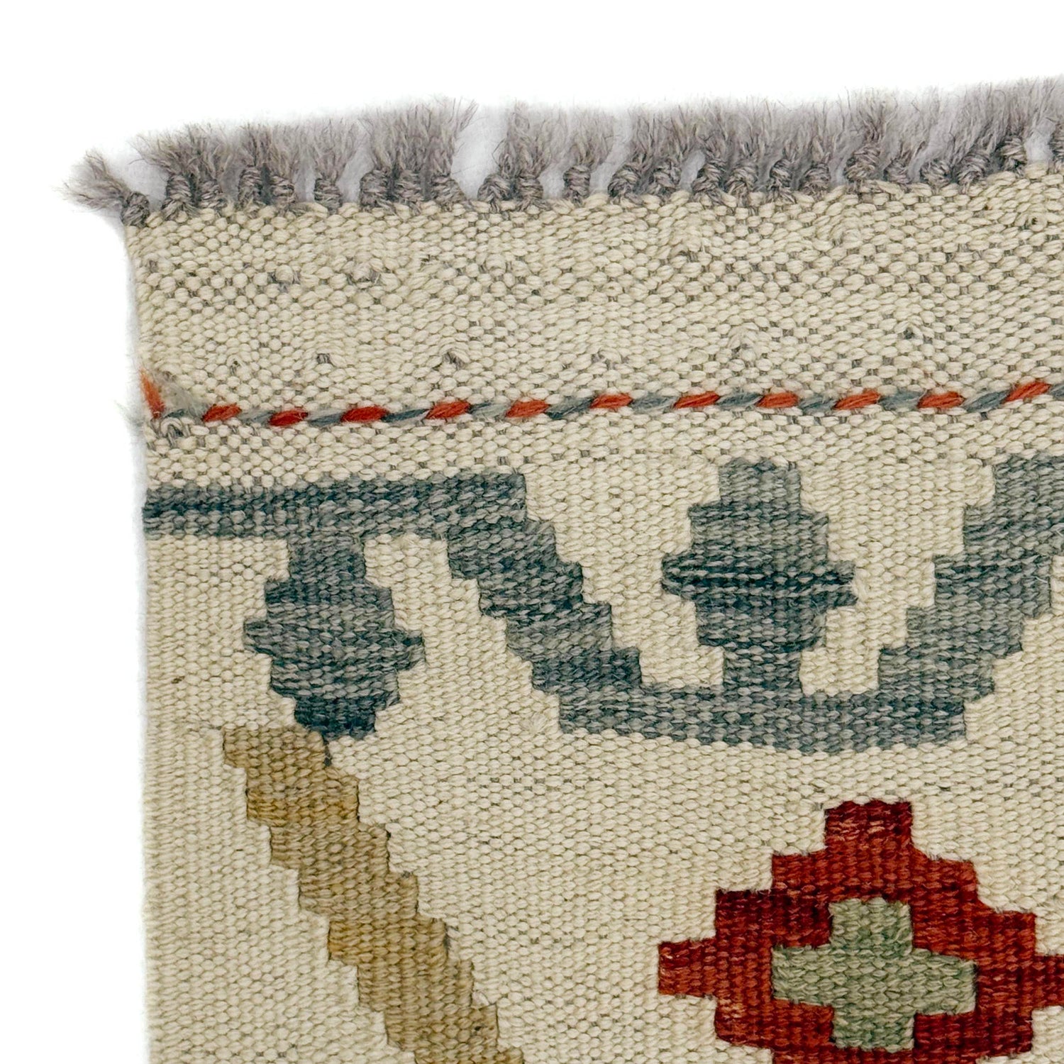 Handmade Multi Kilim Geometric 2x4 ft
