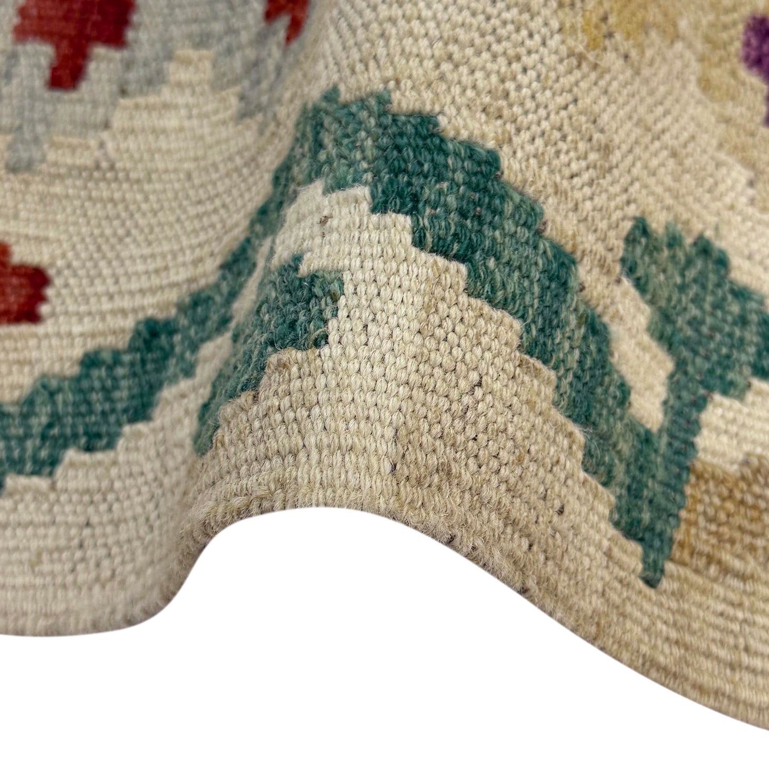 Handmade Multi Kilim Geometric 2x4 ft