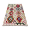 Handmade Multi Kilim Geometric 2x4 ft