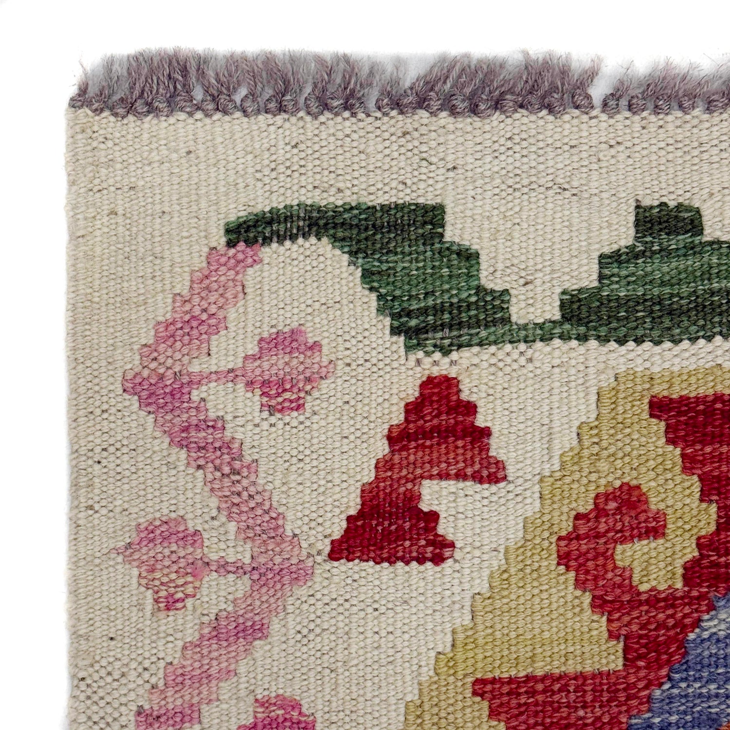 Handmade Multi Kilim Geometric 2x4 ft
