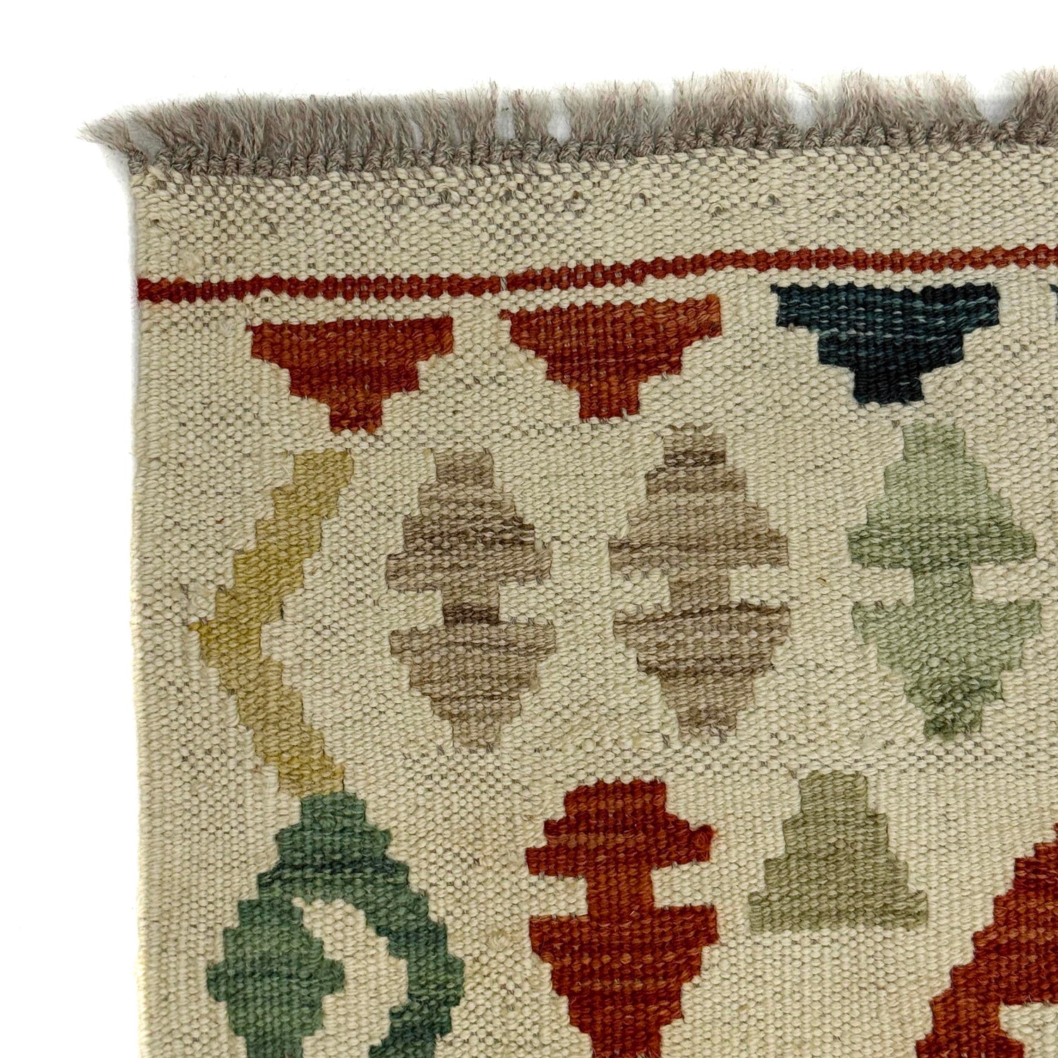 Handmade Multi Kilim Geometric 2x4 ft
