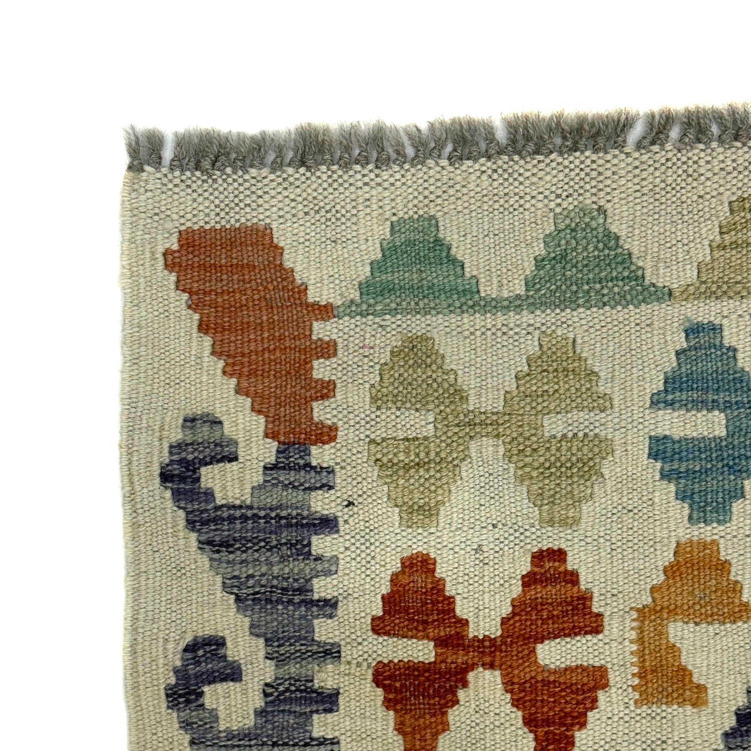 Handmade Multi Kilim Geometric 2x4 ft
