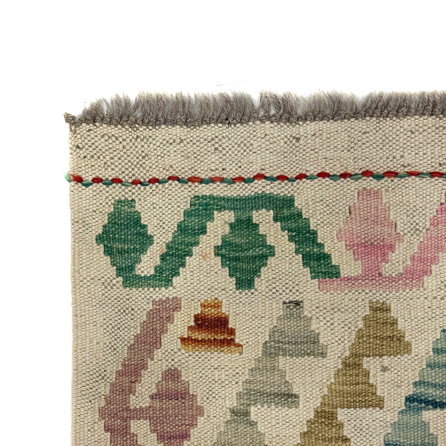 Handmade Multi Kilim Geometric 2x4 ft