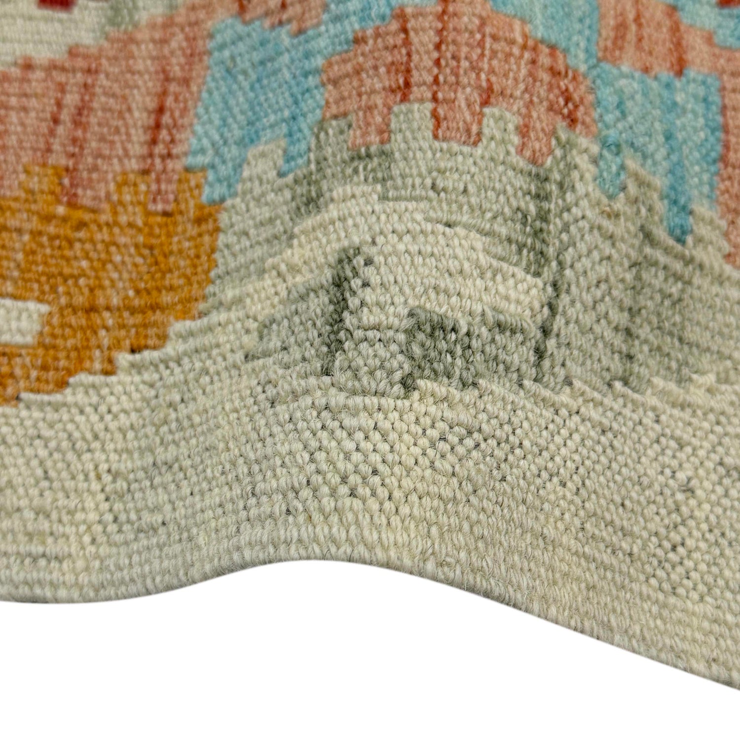 Handmade Multi Kilim Geometric 2x4 ft