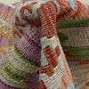Handmade Multi Kilim Geometric 2x4 ft