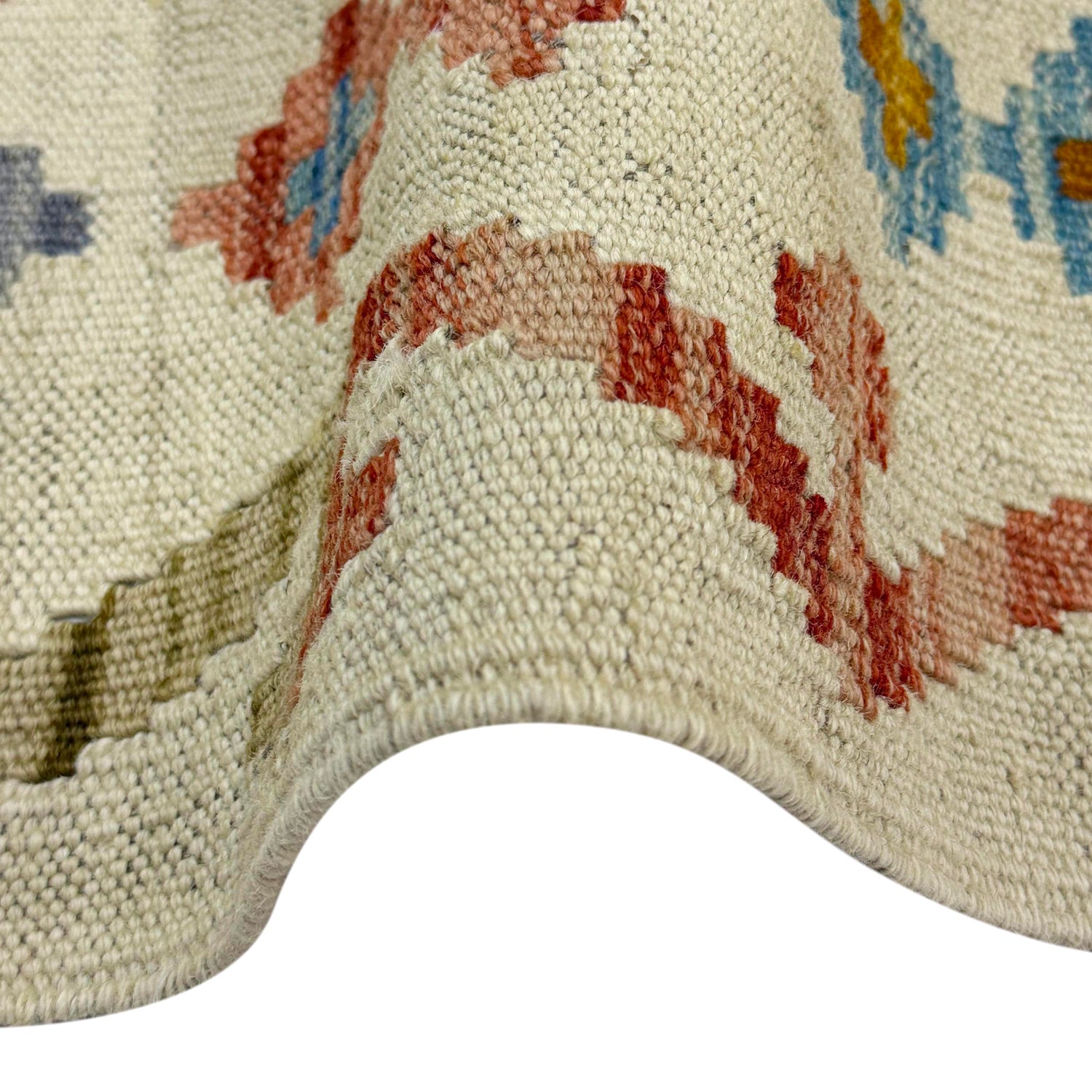 Handmade Multi Kilim Geometric 2x4 ft