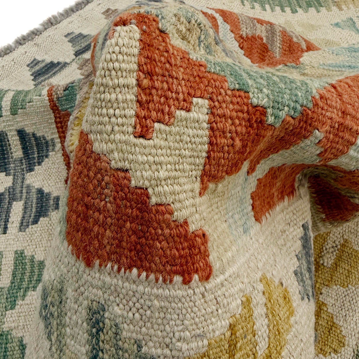 Handmade Multi Kilim Geometric 2x4 ft