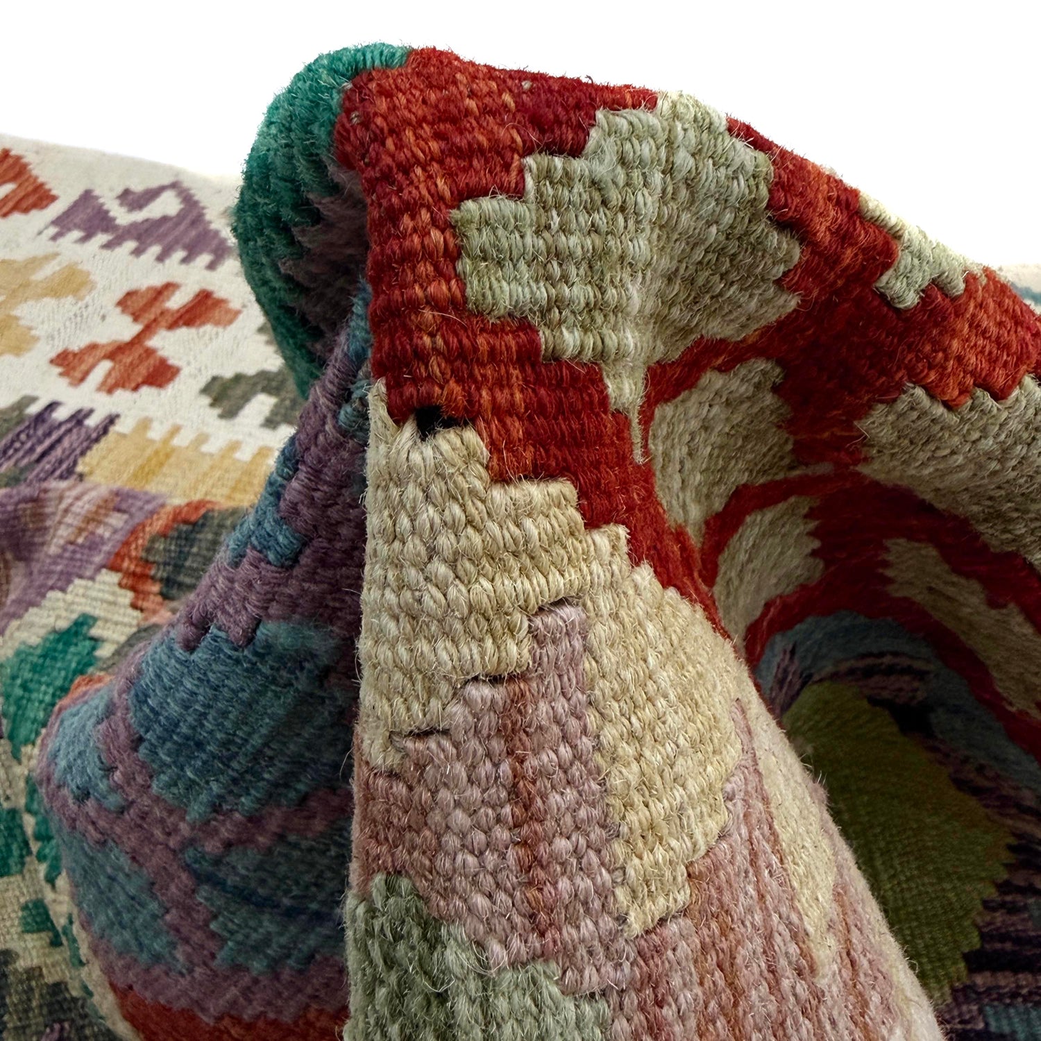 Handmade Multi Kilim Geometric 3x5 ft