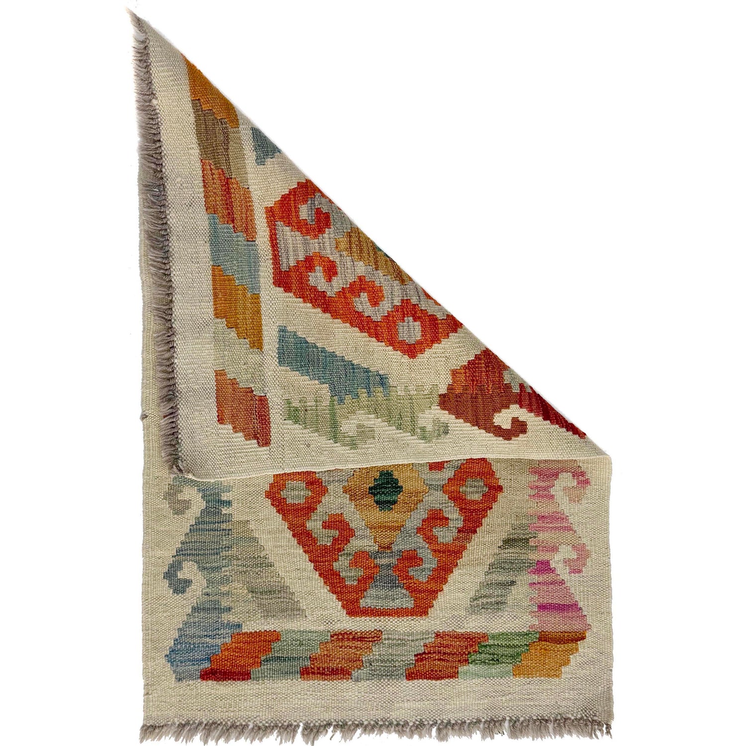 Handmade Multi Kilim Geometric 2x3 ft